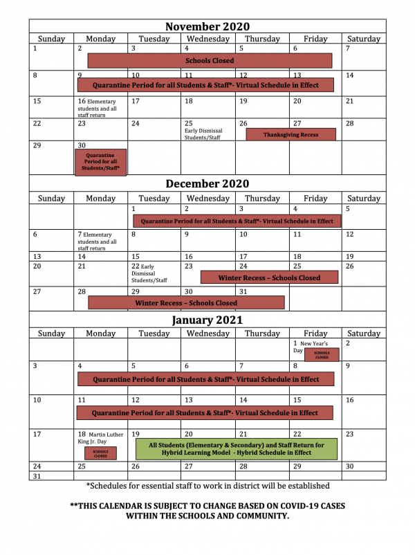 School 4 – LPS Amended Schedule