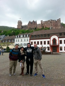 Enjoying the weather in Heidelberg