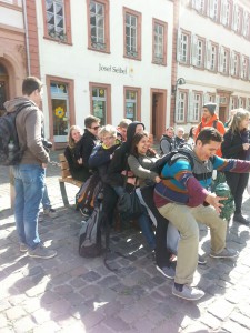 Having fun in Heidelberg