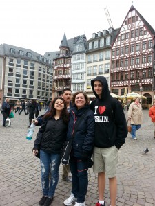 At the marktplatz in Frankfurt