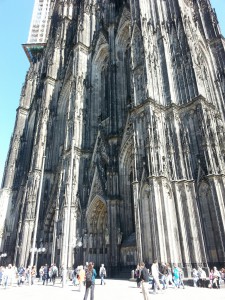 Outside the Cathedral of Köln