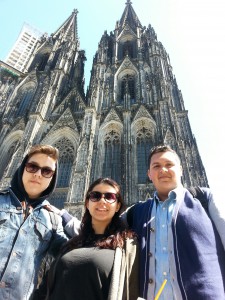 In front of the Cathedral of Köln